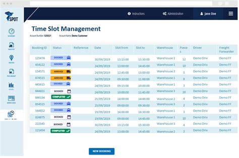 FAQ : Slot times and options .
